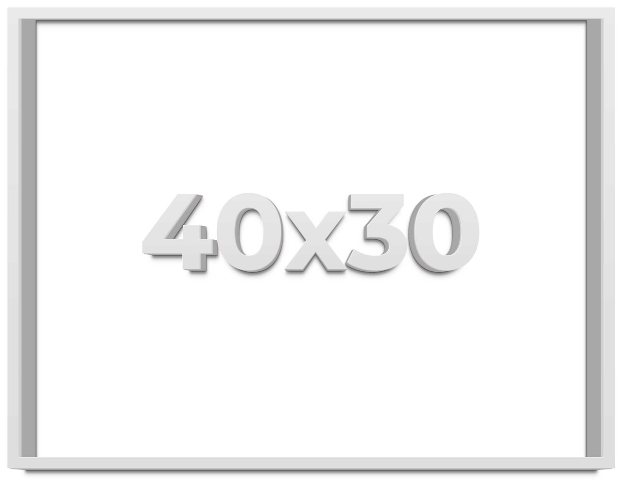 30x40 Shadow Box 1.5" Depth Picture Frame with UV-Resistant Acrylic & Acid Free Backing, Available in 5 Finishes - Black, Brown, Gold, Silver, White